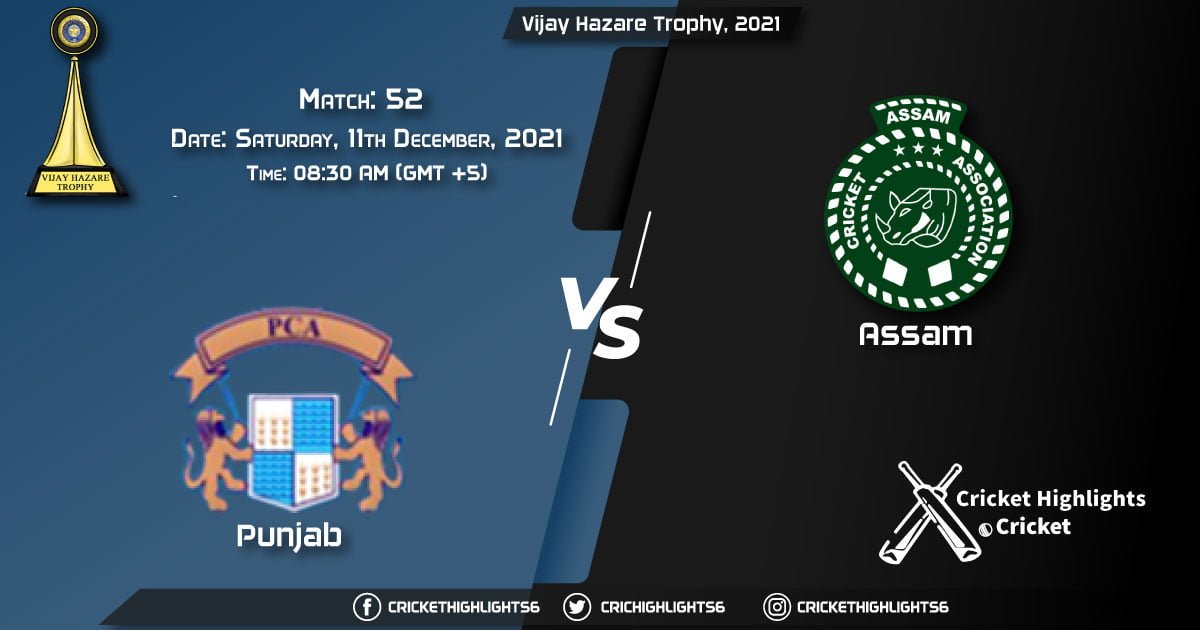 AND vs JAM, Live Scorecard, Match 52, December 11, 2021, Live Cricket Score, Vijay Hazare Trophy, 2021