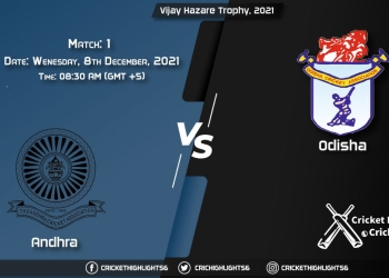 AND vs ODS, Live Scorecard, Match 1, December 8, 2021, Live Cricket Score, Vijay Hazare Trophy, 2021