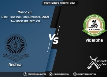 AND vs VID, Live Scorecard, Match 21, December 9, 2021, Live Cricket Score, Vijay Hazare Trophy, 2021