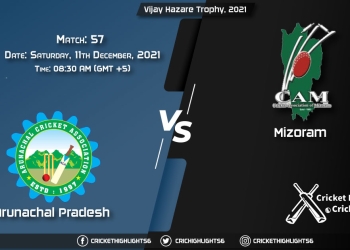 AP vs MIZ, Live Scorecard, Match 57, December 11, 2021, Live Cricket Score, Vijay Hazare Trophy, 2021