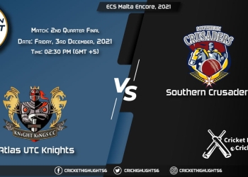 AUK vs SOC, Live Score Match 2nd Quarter Final, Playing 11 Live Match Today, December 3, 2021, ECS Malta Encore, 2021