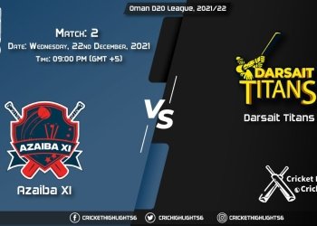 AZA vs DAT, Live Scorecard, Match 2, December 22, 2021, Live Cricket Score, Oman D20 League, 202122