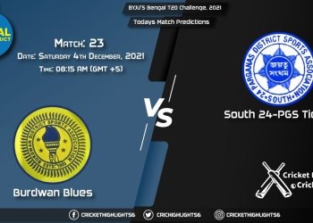BYJU'S Bengal T20 Challenge, 2021, Match 23 BUB vs SPT, Playing 11 & Today's Match Predictions