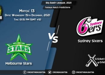 Big Bash League, 202122, Match 13 STA vs SIX, Playing 11 & Today's Match Predictions