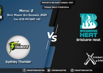 Big Bash League, 202122, Match 2 THU vs HEA, Playing 11 & Today's Match Predictions