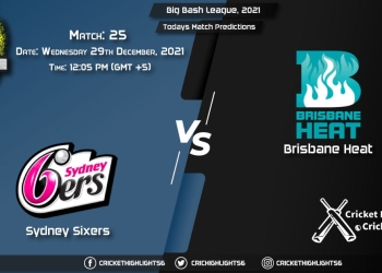 Big Bash League, 202122, Match 25 SIX vs HEA, Playing 11 & Today's Match Predictions