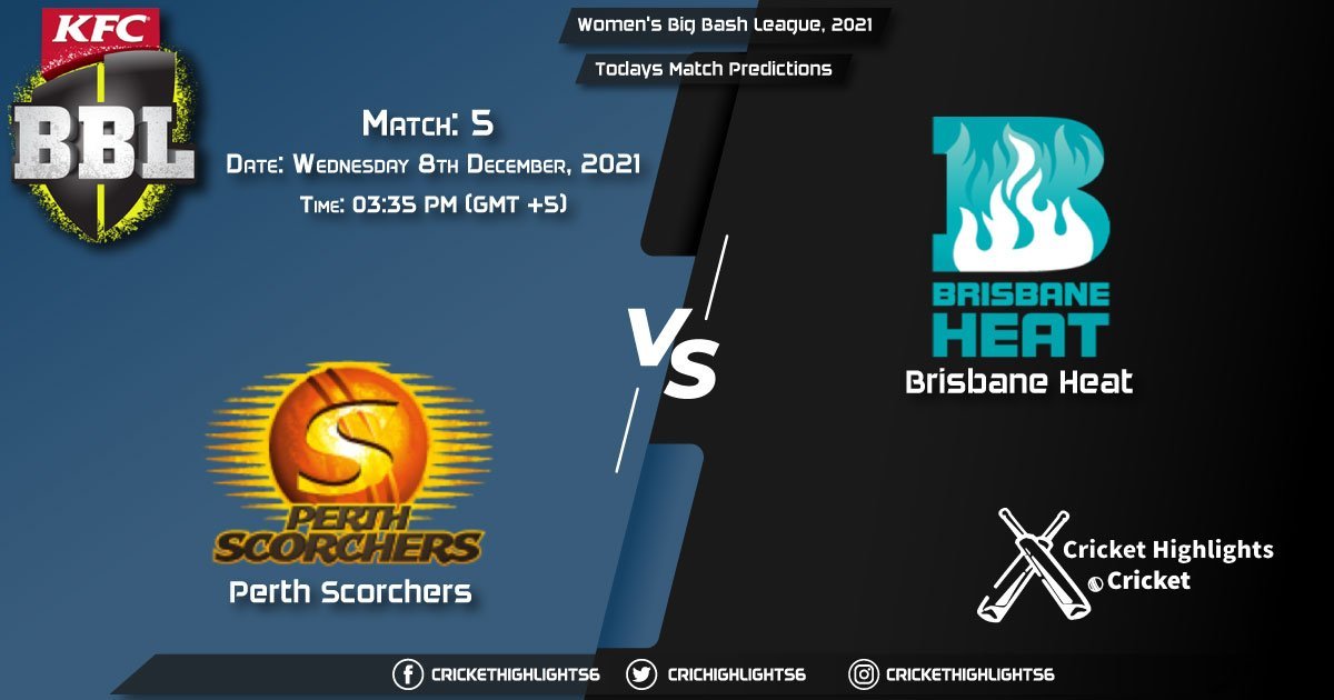 Big Bash League, 202122, Match 5 SCO vs HEA, Playing 11 & Today's Match Predictions