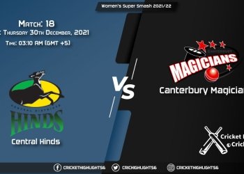 CH-W vs CM-W, Live Scorecard, Match 18, December 30, 2021, Live Cricket Score, Women's Super Smash 202122