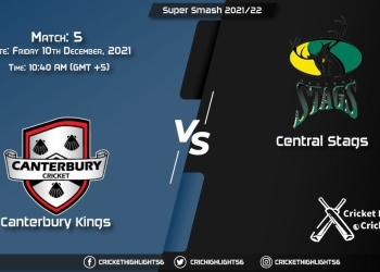 CK vs CS, Live Scorecard, Match 5, December 10, 2021, Live Cricket Score, Dream11 Super Smash 202122