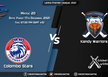 CS vs KW, Live Scorecard, Match 20, December 17, 2021, Live Cricket Score, Lanka Premier League, 2021