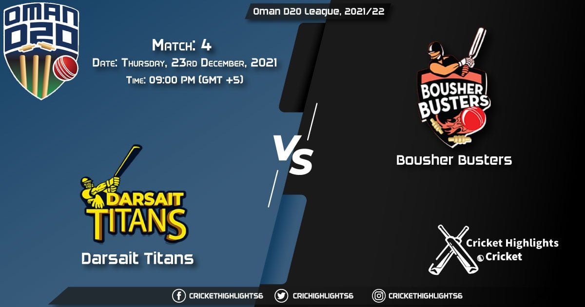 DAT vs BOB, Live Scorecard, Match 4, December 23, 2021, Live Cricket Score, Oman D20 League, 202122