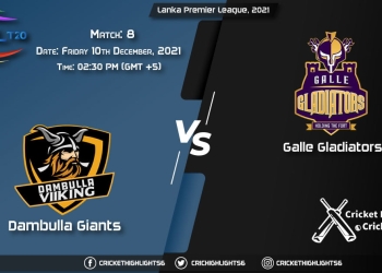 DG vs GG, Live Scorecard, Match 8, December 10, 2021, Live Cricket Score, Lanka Premier League, 2021