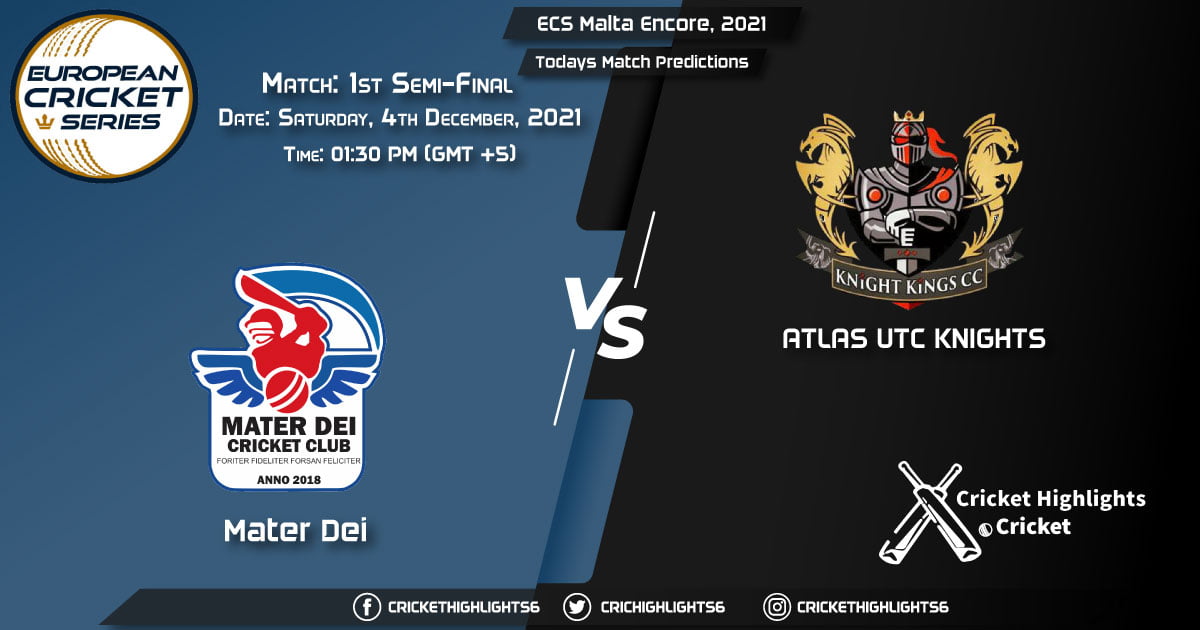 ECS Malta Encore, 2021, Match 1st Semi-Final MTD vs AUK, Playing 11 & Today's Match Predictions