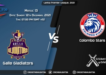 GG vs CS, Live Scorecard, Match 13, December 12, 2021, Live Cricket Score, Lanka Premier League, 2021