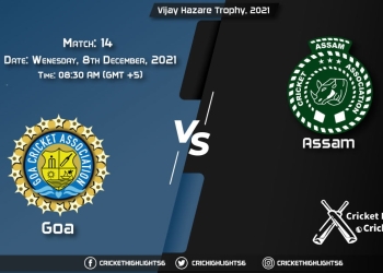 GOA vs ASM, Live Scorecard, Match 14, December 8, 2021, Live Cricket Score, Vijay Hazare Trophy, 2021