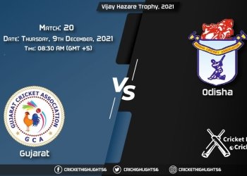 GUJ vs ODS, Live Scorecard, Match 20, December 9, 2021, Live Cricket Score, Vijay Hazare Trophy, 2021