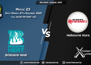 HEA vs STA, Live Scorecard, Match 23, December 27, 2021, Live Cricket Score, Big Bash League, 202122
