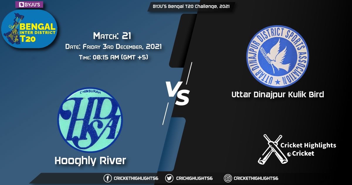 HOR vs UDK, Live Scorecard, Match 21, December 3, 2021, Live Cricket Score, BYJU'S Bengal T20 Challenge, 2021