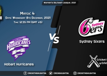 HUR vs SIX, Live Scorecard, Match 4, December 8, 2021, Live Cricket Score, Big Bash League, 202122