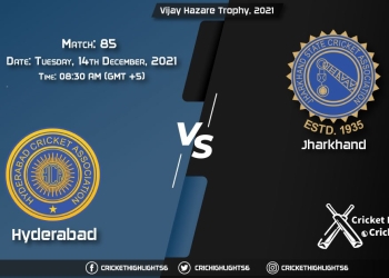 HYD vs JHA, Live Scorecard, Match 85, December, 14, 2021, Live Cricket Score, Vijay Hazare Trophy, 2021
