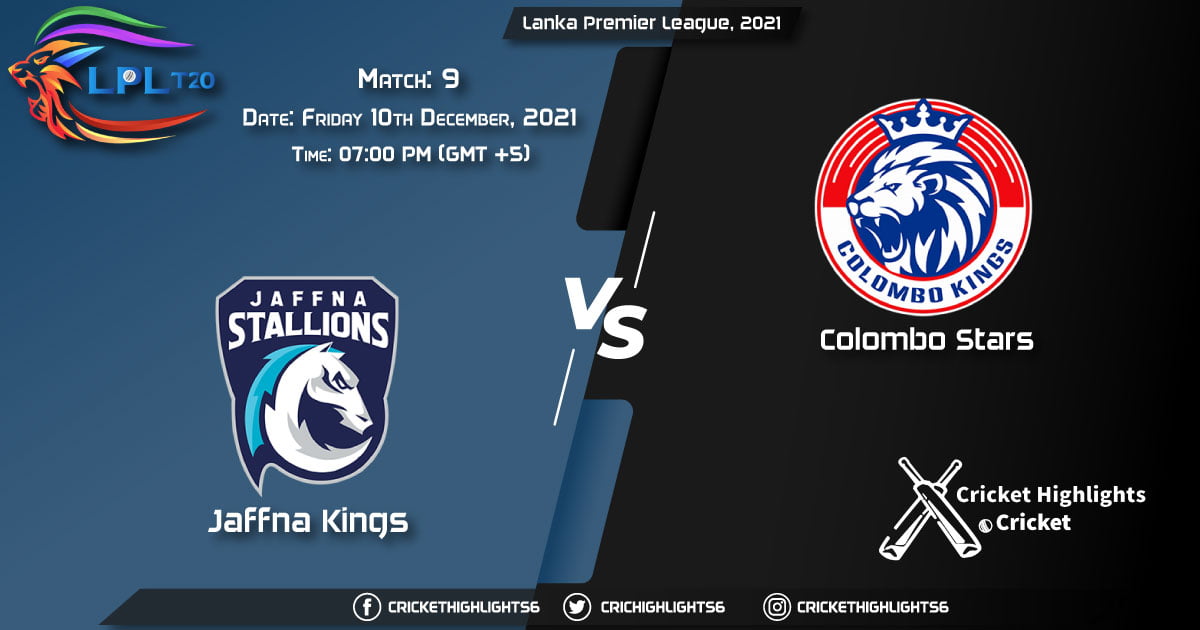 JK vs CS, Live Scorecard, Match 9, December 10, 2021, Live Cricket Score, Lanka Premier League, 2021