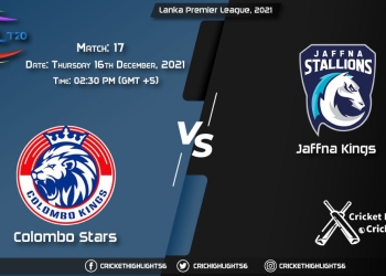 JK vs GG, Live Scorecard, Match 19, December 17, 2021, Live Cricket Score, Lanka Premier League, 2021