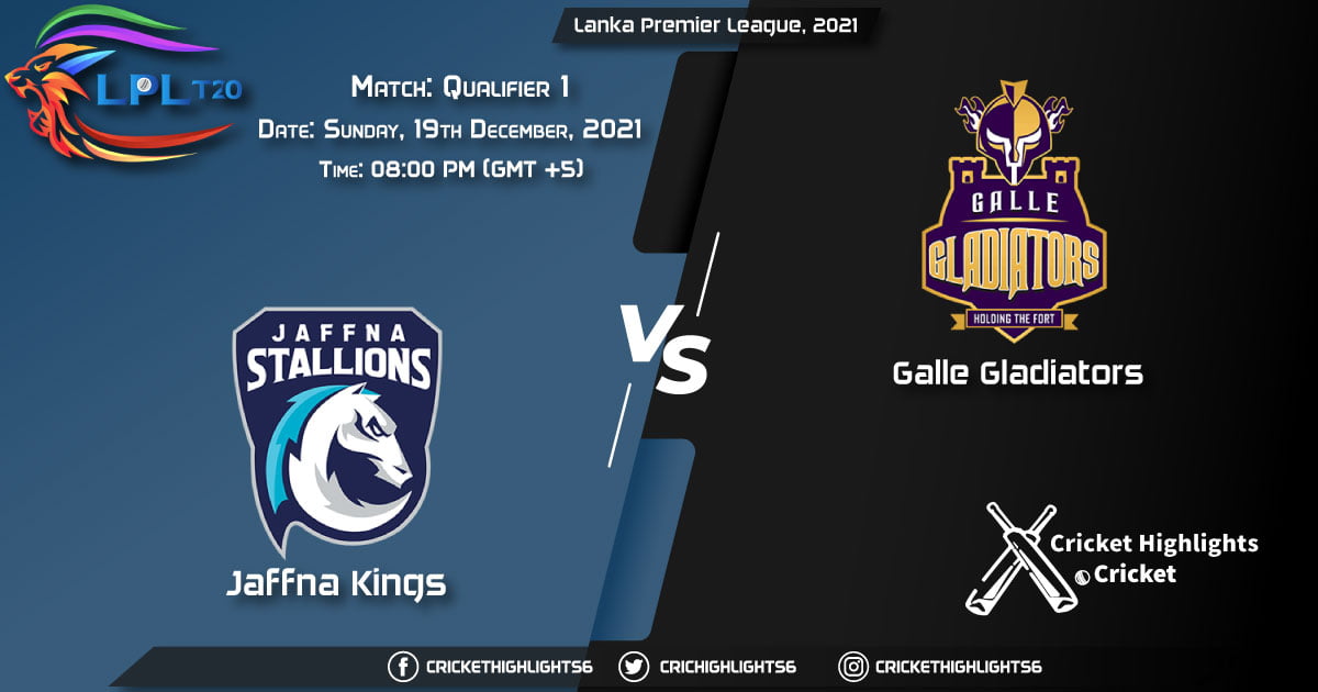 JK vs GG, Live Scorecard, Match Qualifier 1, December 19, 2021, Live Cricket Score, Lanka Premier League, 2021