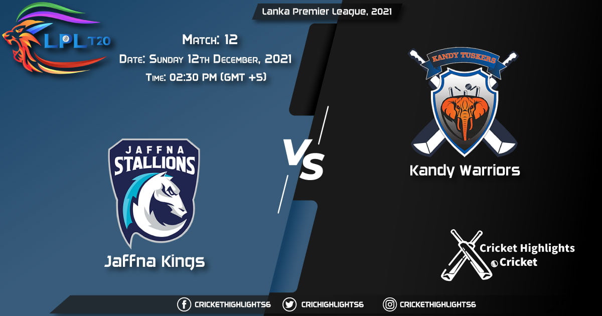 JK vs KW, Live Scorecard, Match 12, December 12, 2021, Live Cricket Score, Lanka Premier League, 2021