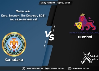 KAR vs MUM, Live Scorecard, Match 44, December 11, 2021, Live Cricket Score, Vijay Hazare Trophy, 2021