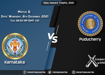 KAR vs PUD, Live Scorecard, Match 6, December 8, 2021, Live Cricket Score, Vijay Hazare Trophy, 2021