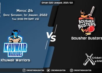 KHW vs BOB, Live Scorecard, Match 24, January 1, 2021, Live Cricket Score, Oman D20 League, 202122