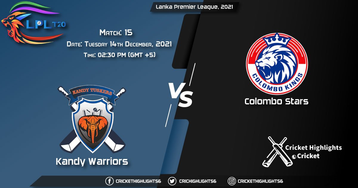 KW vs CS, Live Scorecard, Match 15, December 14, 2021, Live Cricket Score, Lanka Premier League, 2021
