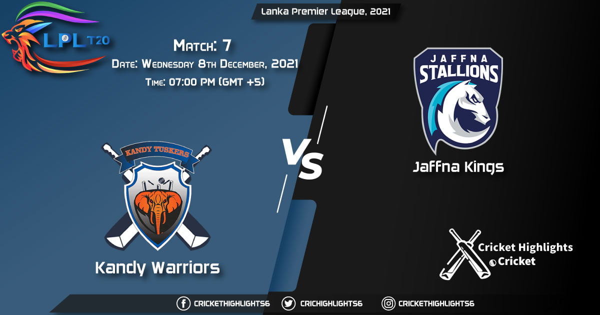 KW vs JK, Live Scorecard, Match 7, December 8, 2021, Live Cricket Score, Lanka Premier League, 2021