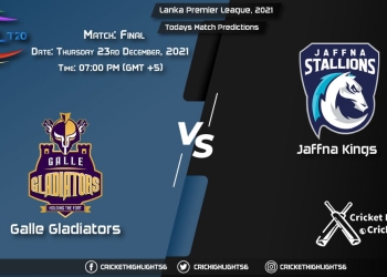 Lanka Premier League, 2021, Match Final GG vs JK, Playing 11 & Today's Match Predictions