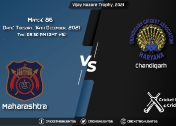 MAH vs CHN, Live Scorecard, Match 86, December, 14, 2021, Live Cricket Score, Vijay Hazare Trophy, 2021