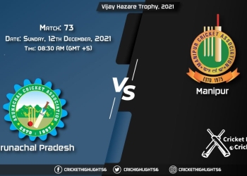 MAP vs MAN, Live Scorecard, Match 73, December, 12, 2021, Live Cricket Score, Vijay Hazare Trophy, 2021