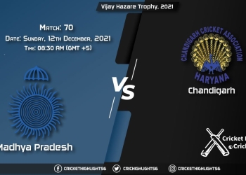 MP vs CHN, Live Scorecard, Match 70, December, 12, 2021, Live Cricket Score, Vijay Hazare Trophy, 2021