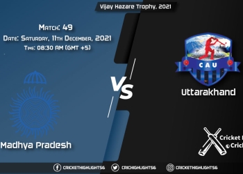 MP vs UT, Live Scorecard, Match 49, December 11, 2021, Live Cricket Score, Vijay Hazare Trophy, 2021