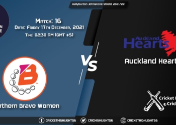 NB-W vs AH-W, Live Scorecard, Match 16, December 17, 2021, Live Cricket Score, Hallyburton Johnstone Shield, 202122