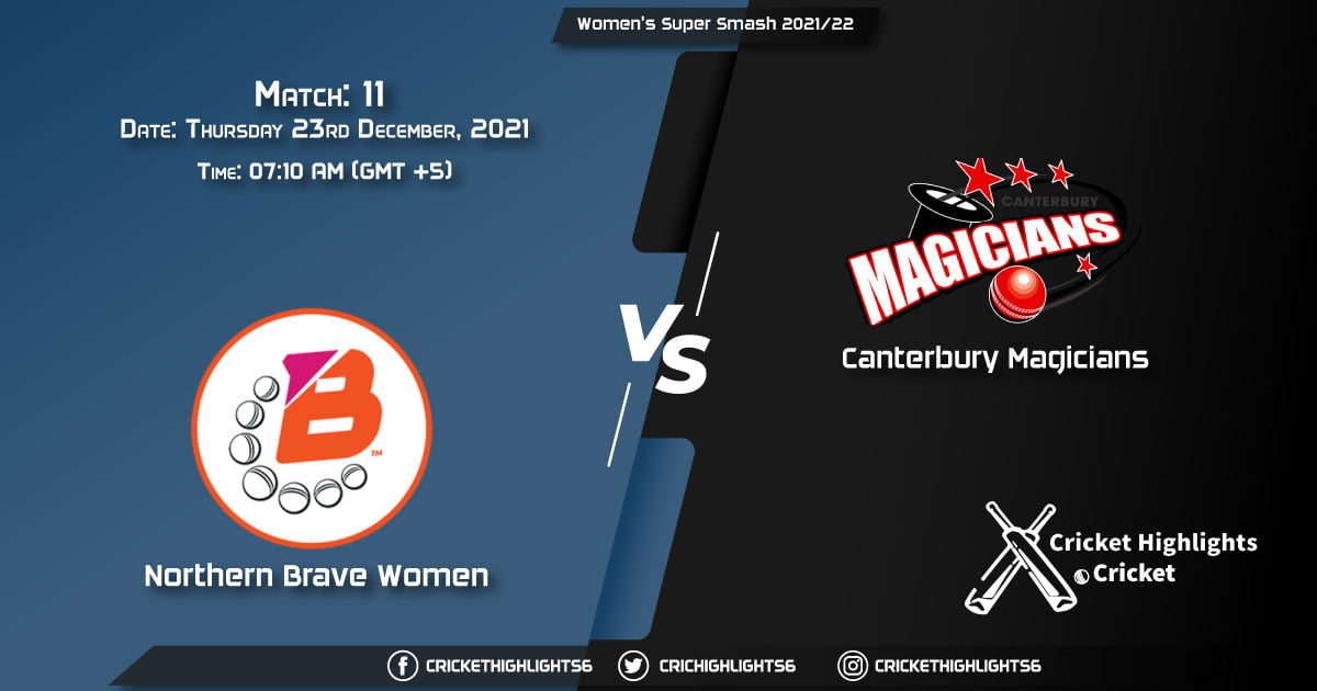 NB-W vs CM-W, Live Scorecard, Match 11, December 23, 2021, Live Cricket Score, Women's Super Smash 202122