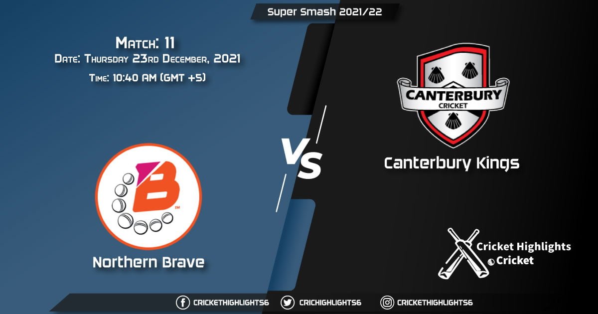 NB vs CK, Live Scorecard, Match 11, December 23, 2021, Live Cricket Score, Super Smash 202122