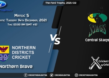 NB vs CS, Live Scorecard, Match 5th, December, 14, 2021, Live Cricket Score, The Ford Trophy, 202122