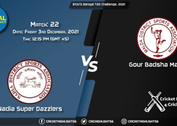 NSD vs GBM, Live Scorecard, Match 22, December 3, 2021, Live Cricket Score, BYJU'S Bengal T20 Challenge, 2021