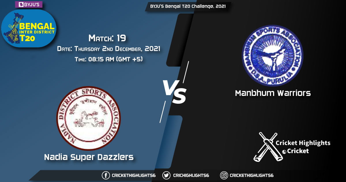NSD vs MAW, Live Scorecard, Match 19, December 2, 2021, Live Cricket Score, BYJU'S Bengal T20 Challenge, 2021