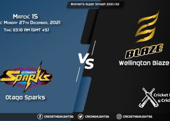 OS-W vs WB-W, Live Scorecard, Match 15, December 27, 2021, Live Cricket Score, Women's Super Smash 202122