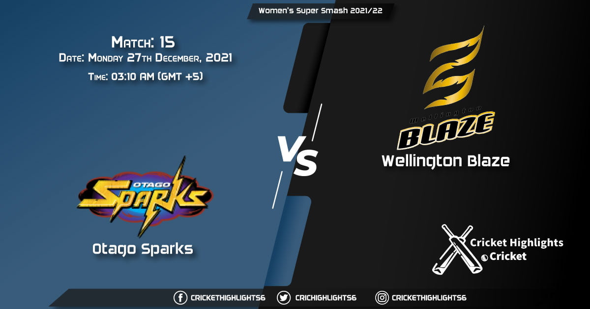OS-W vs WB-W, Live Scorecard, Match 15, December 27, 2021, Live Cricket Score, Women's Super Smash 202122