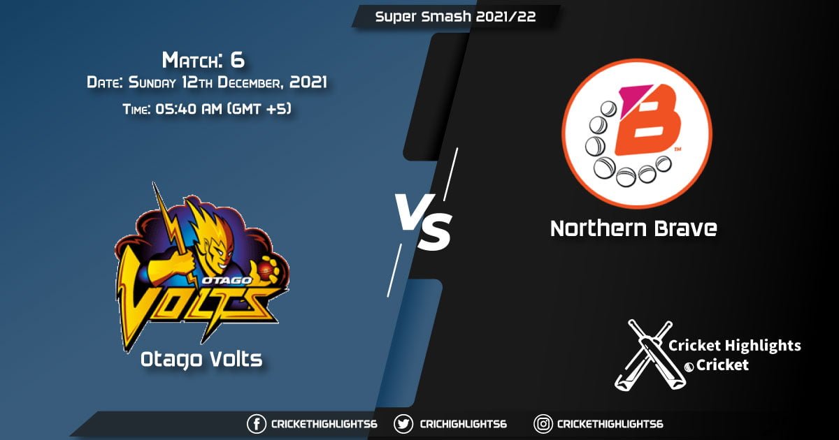 OV vs NB, Live Scorecard, Match 6, December 12, 2021, Live Cricket Score, Super Smash 202122