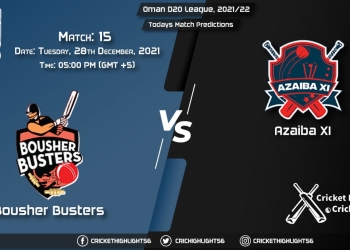 Oman D20 League, 202122, Match 15 BOB vs AZA, Playing 11 & Today's Match Predictions