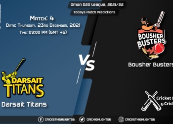 Oman D20 League, 202122, Match 4 DAT vs BOB, Playing 11 & Today's Match Predictions