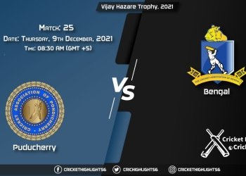 PUD vs BEN, Live Scorecard, Match 25, December 9, 2021, Live Cricket Score, Vijay Hazare Trophy, 2021